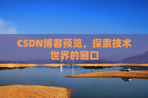 CSDN博客预览，探索技术世界的窗口
